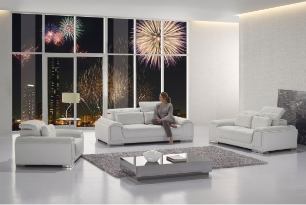Ensemble de canapés Canapés Design Canapés Rembourrage 311 Ensemble de places Assise en cuir