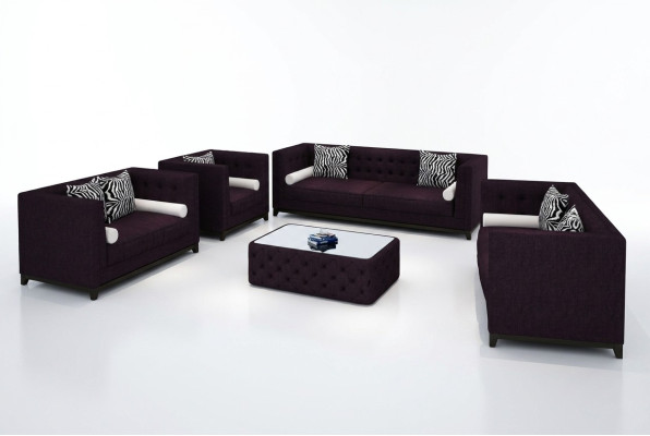 Ensemble de canapé en cuir canapé canapé canapé couches ensemble de coussins de canapé canapé 4 pièces fauteuil