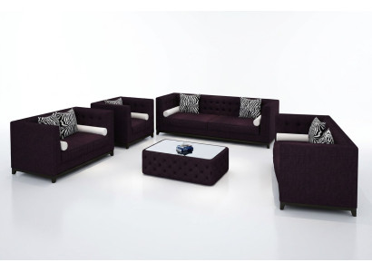 Ensemble de canapé en cuir canapé canapé canapé couches ensemble de coussins de canapé canapé 4 pièces fauteuil