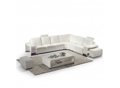 Ensemble de canapé moderne complet Modern Suite Canapé d'angle + Tabouret + Table basse