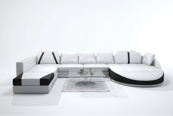 Paysage de vie Canapé Coin suite en forme de U Sofa Canapé d'angle Canapé d'angle Suite