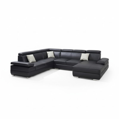 Canapé d'angle moderne en U avec revêtement, Canapé d'angle Siège Designer Mobilier Canapés