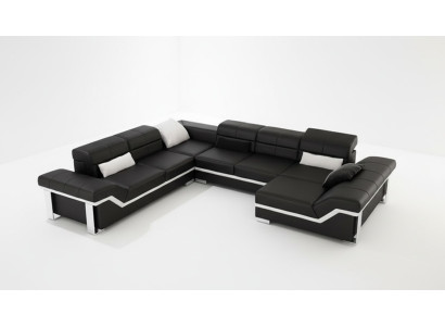 Canapé d'angle, siège de designer, canapés, canapé moderne, suite d'angle en U, rembourrage.
