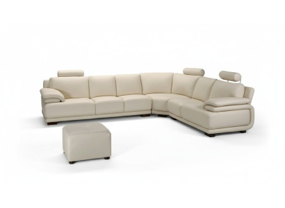Canapés de luxe Cuir nouveau Canapé Siège Suite d'angle Rembourrage Canapé d'angle Design Canapé