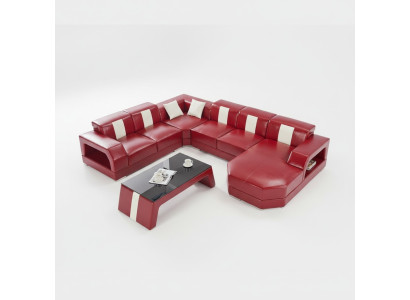 Canapé Siège Suite de Coin Rembourrage Canapé d'angle Canapé Design Canapé de Luxe Canapés en Cuir neufs