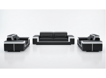 Canapé 3+1+1 Set de canapé design Siège Revêtement Canapé Moderne