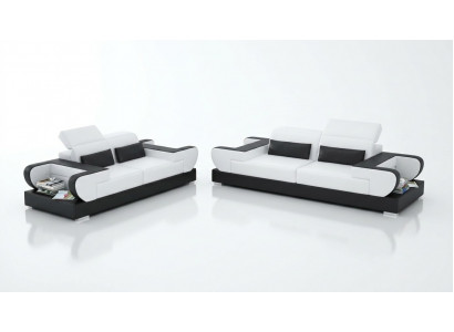 Ensemble de canapé de luxe Ensemble de salon Cuir Canapés Sofa