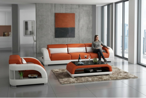 Canapé Ensemble de canapés 3+2 places Design Rembourrage Canapés Canapé Moderne