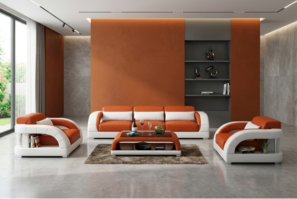 Canapé Canapé ensemble 3+1+1 Ensemble designer Fauteuils Canapé Tissu Moderne
