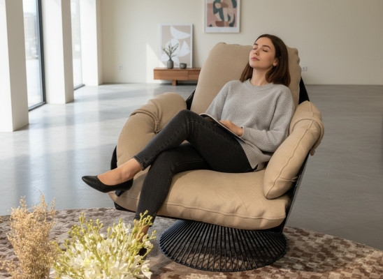 Mobilier de bureau d'un cabinet d'avocats en cuir Chaises Fauteuil Chaise de conférence