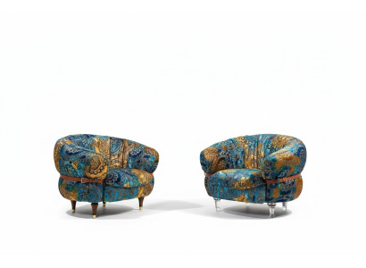 Fauteuil design canapé canapé relax tissu salon luxueux club TV rembourrage.