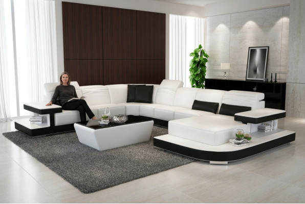 Paysage vivant Suite d'angle Canapé d'angle Suite rembourrée Canapés Canapés neufs