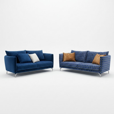 Design Tapisserie Luxe Siège Canapé Canapé Textile Canapé 2 Places Neuf