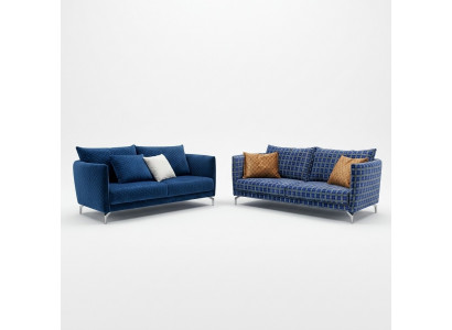 Design Tapisserie Luxe Siège Canapé Canapé Textile Canapé 2 Places Neuf