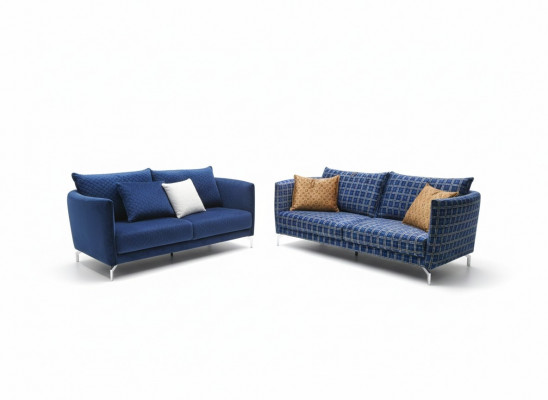 Design rembourrage luxe canapé canapé en tissu trois places trois places en velours