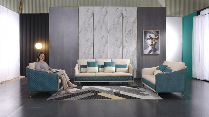 Ensemble de canapé 3+2 places Design Canapé Tissu Canapés Décoration de Canapé Moderne