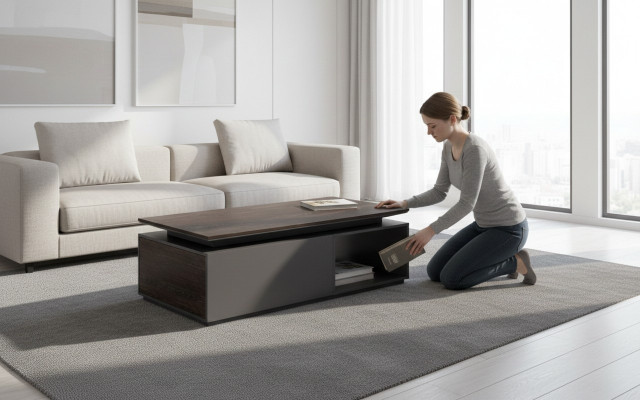 Table basse Design de table moderne Tables Salon Bois Salon