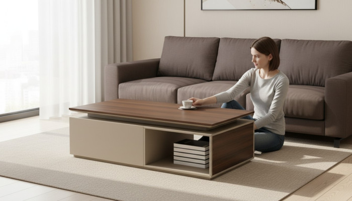 Table basse Table de salon moderne Conception des tables Salon Bois