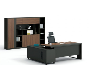 Bureau d'angle de travail, table de bureau, luxe, mobilier de designer de classe