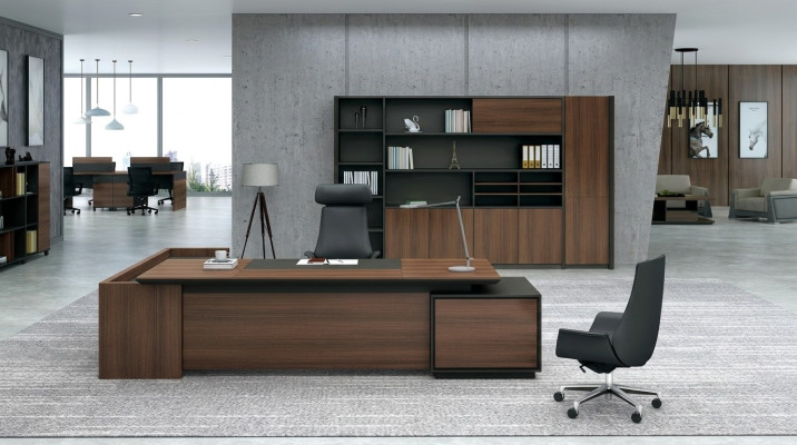 Bureau Bureau Bureau d'angle Bureau d'ordinateur Table de travail Entreprise Mobilier