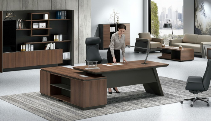 Mobilier de bureau Table avec tiroirs Salle d'étude Bureau à domicile