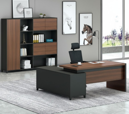 Bureau d'angle Table Bureau à domicile Mobilier de bureau Tables Mobilier de bureau