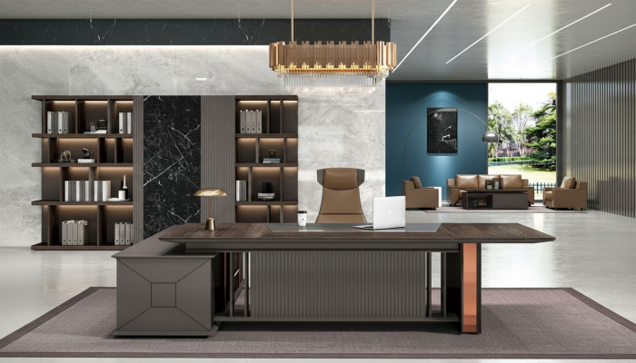 Bureau en coin Mobilier de bureau Bureau de chef Design de meubles Bureaux
