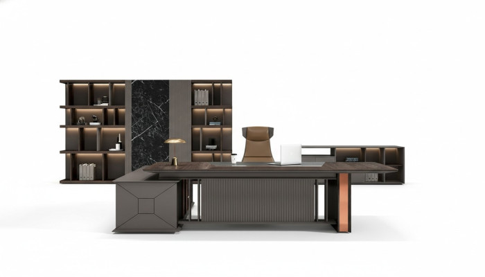 Bureau en coin Mobilier de bureau Bureau de chef Design de meubles Bureaux