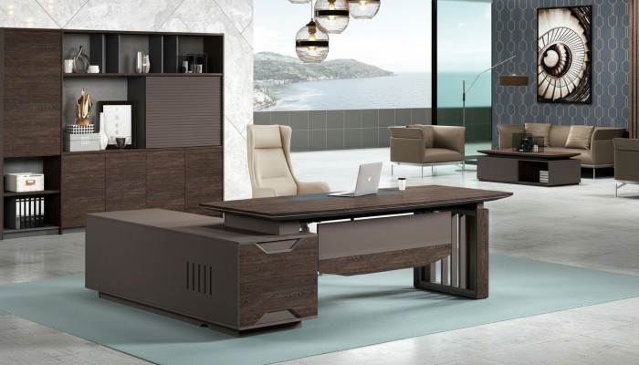 Bureau Bureau d'angle Bureau d'ordinateur Bureau de bureau Table de travail Entreprise