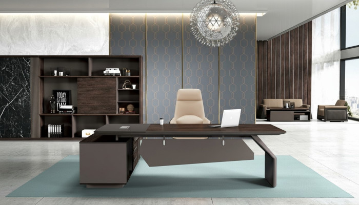 Chef de bureau 260 x 220 cm Mobilier Table Cabinet d'avocats Tables de pratique Immédiatement