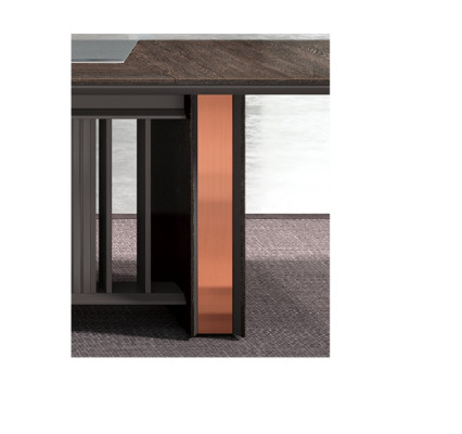 Bureau Table Mobilier de bureau Table de travail Cabinet d'avocats Classeur 2 pièces.