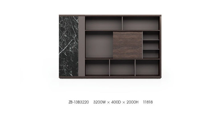 Étagère de bureau Armoire de classement Étagère Meuble Armoire de luxe Armoires Étagères murales