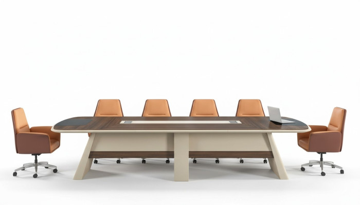 Table de conférence Table de réunion Table de réunion Tables 6 Fauteuil 7 pièces. ensemble