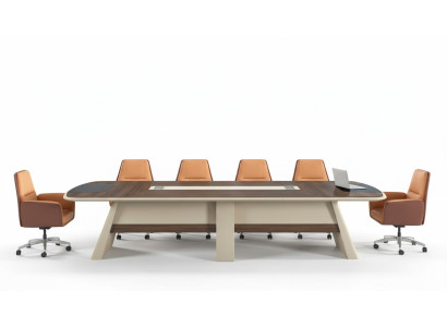 Table de conférence Table de réunion Table de réunion Tables 6 Fauteuil 7 pièces. ensemble