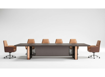 Table de conférence Table de réunion Tables 6 Fauteuil 7 pièces. suite