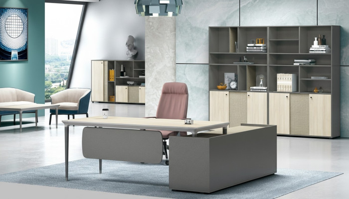 Bureau de Chef Coin Bureaux Table Cabinet Avocat Pratique Tables de Bureau
