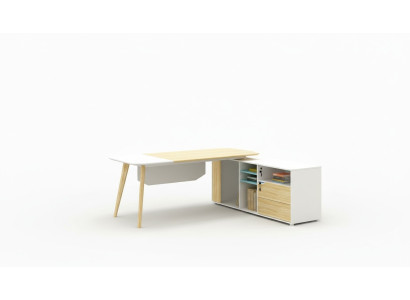 Bureau d'angle Canal de câble Bureau à domicile Grands bureaux Bureau de chef