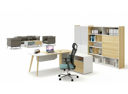 Bureau d'angle table de travail bureau écriture classe tables de mobilier design