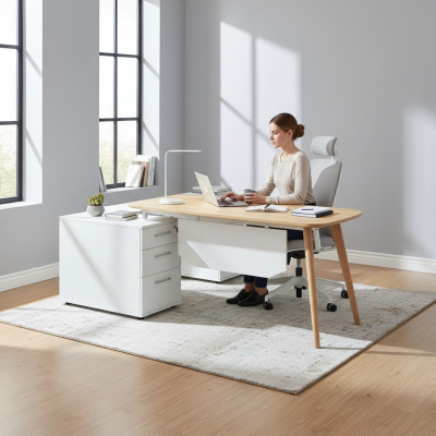 Schreibtisch Eckschreibtisch Computertisch Büroschreibtisch Homeoffice neu gegründetes Unternehmen