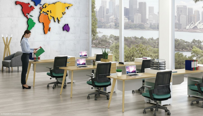 Mobilier de bureau Table Mobilier Tables Centre d'appels 1 Poste de travail Bureau