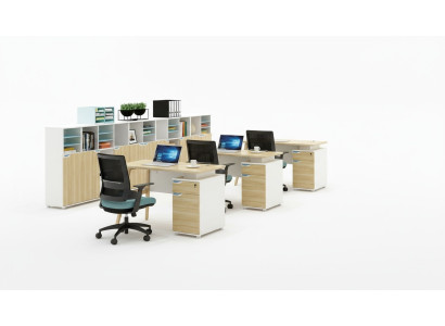 Bureau de luxe Table de chef en bois Tables Table d'ordinateur Bureau à domicile