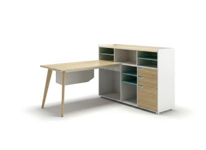 Bureau avec étagère Bureau à domicile Mobilier de bureau Meubles Bureau