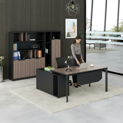 Bureau à domicile avec étagère Mobilier de bureau Bureau