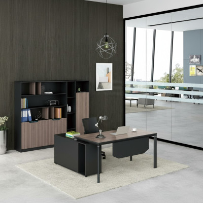 Bureau à domicile avec étagère Mobilier de bureau Bureau
