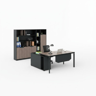 Bureau à domicile avec étagère Mobilier de bureau Bureau