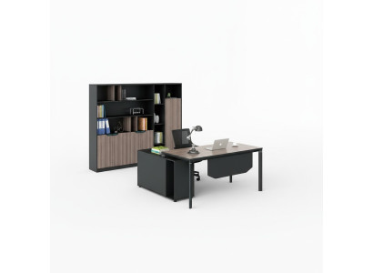 Bureau à domicile avec étagère Mobilier de bureau Bureau