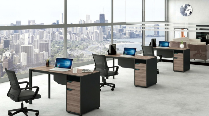 Bureau de luxe Table du chef en bois Tables Table d'ordinateur Meubles en bois