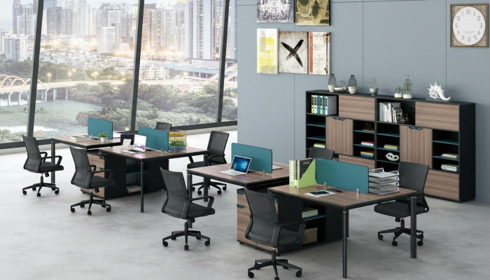Mobilier de bureau, ameublement, équipement de table 2 postes de travail, bureau