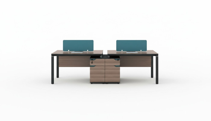 Mobilier de bureau, ameublement, équipement de table 2 postes de travail, bureau