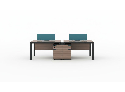 Mobilier de bureau, ameublement, équipement de table 2 postes de travail, bureau